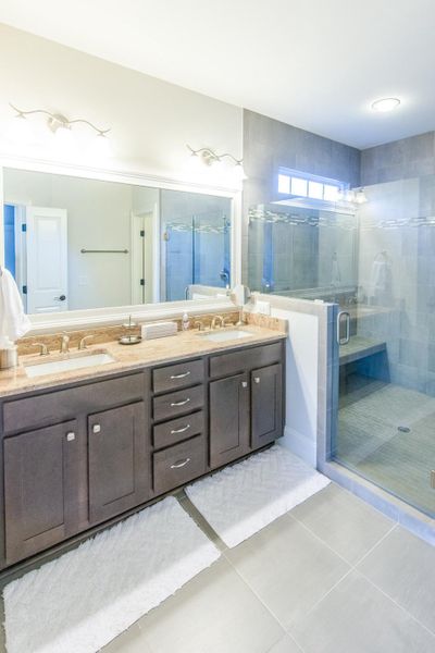 Representative furnished interior of a home built from the Claremont by Bill Clark Homes in The Sanctuary at Sunset Beach, Sunset Beach (Image 61). Representative furnished interior of a home built from the Claremont by Bill Clark Homes in The Sanctuary at Sunset Beach, Sunset Beach (Image 61).