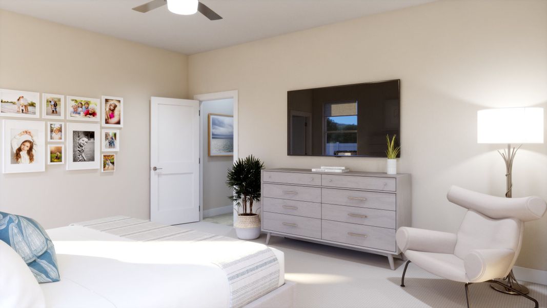 Representative furnished interior of a home built from the Luna by Risewell Homes in Marion Ridge, Haines City (Image 12).