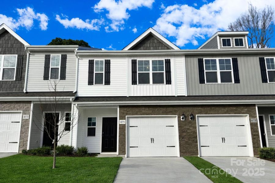 Front exterior of a new home in , Charlotte, NC, highlighting curb appeal (Image 1). Front exterior of a new home in , Charlotte, NC, highlighting curb appeal (Image 1).