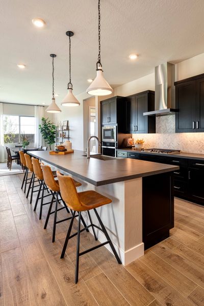 Representative furnished interior of a home built from the Elden Plan 4505 by Tri Pointe Homes in Waterston Central, Gilbert (Image 8).