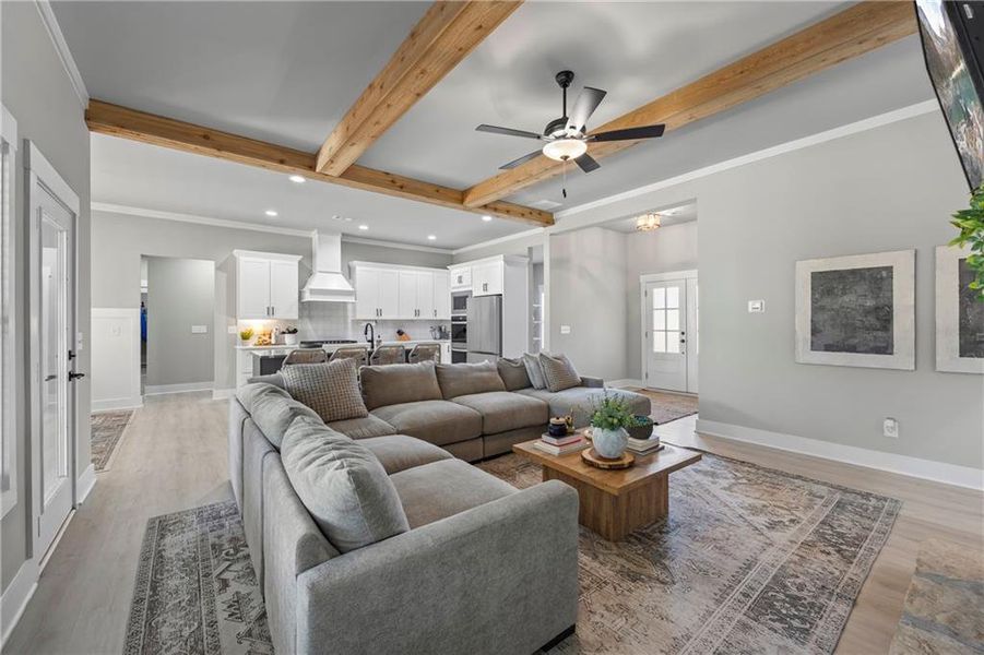 Furnished interior view inside a new home in , Monroe (Image 6).
