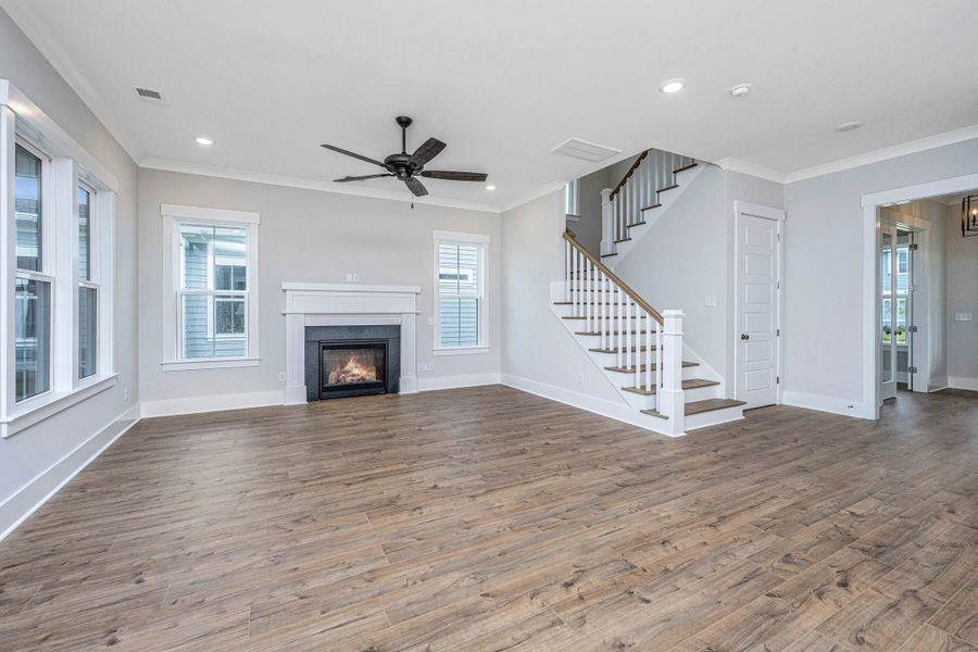 Representative unfurnished interior of a home built from the Mansfield by Homes by Dickerson in Nexton, Summerville (Image 12).
