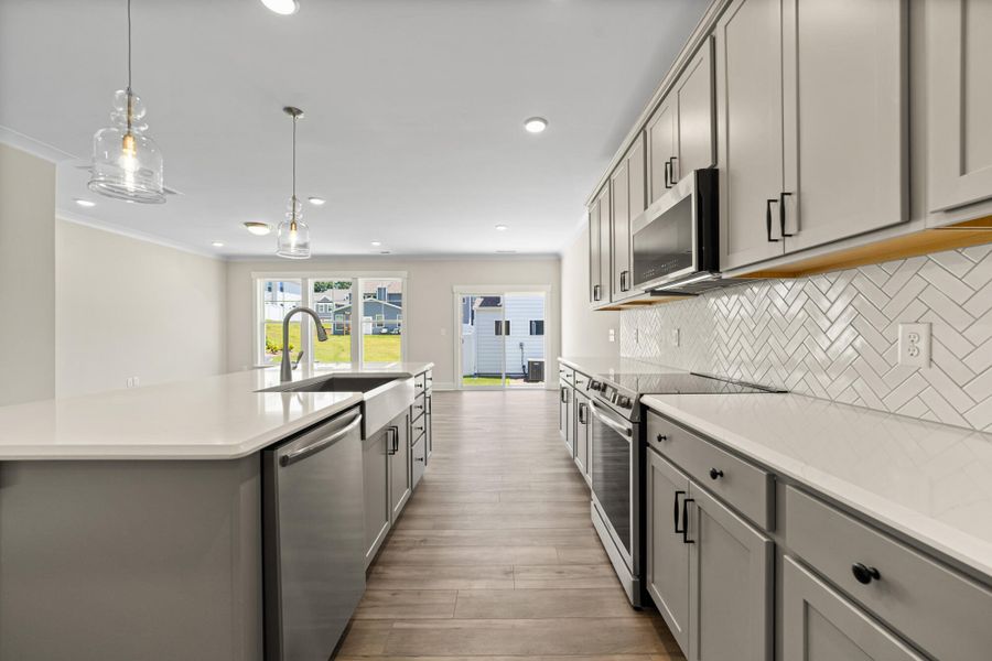 Furnished interior view inside a new home in Harbor Crossing, Greensboro (Image 14).