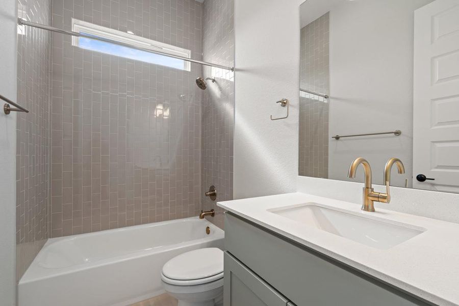 Furnished interior view inside a new home in Park Collection at Lariat, Liberty Hill (Image 8). Furnished interior view inside a new home in Park Collection at Lariat, Liberty Hill (Image 8).