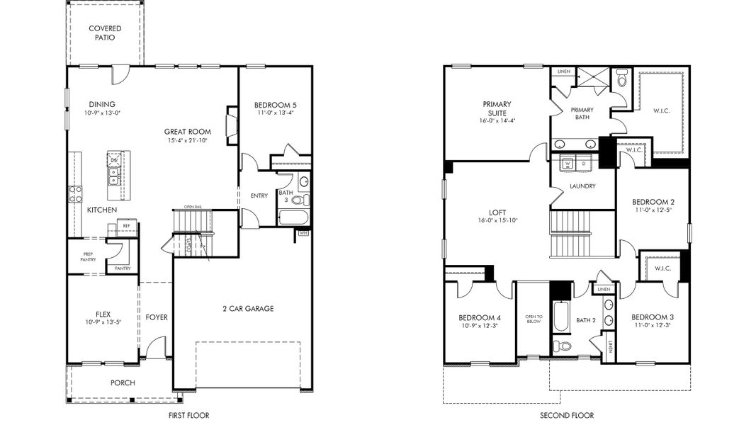 2D floor plan layout of this home in Moss Farms, Lula, GA (Image 2). 2D floor plan layout of this home in Moss Farms, Lula, GA (Image 2).