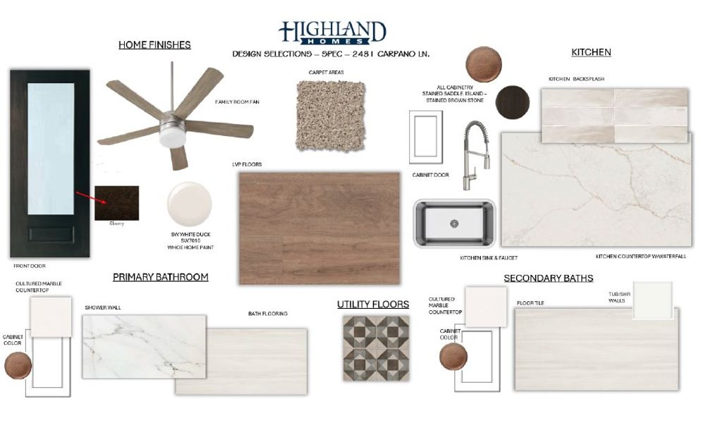 Sample of building materials used in homes in Sonoma Verde, McLendon-Chisholm (Image 26). Sample of building materials used in homes in Sonoma Verde, McLendon-Chisholm (Image 26).