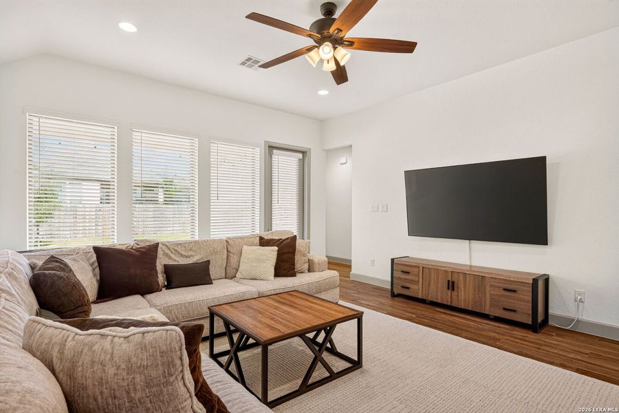 Furnished interior view inside a new home in Kallison Ranch, San Antonio (Image 10). Furnished interior view inside a new home in Kallison Ranch, San Antonio (Image 10).