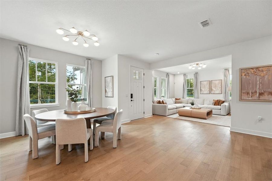 Furnished interior view inside a new home in Celebration, Celebration (Image 8).