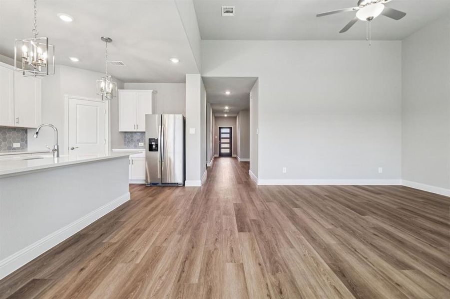 Spacious, unfurnished interior of a new home in Lakehaven - Premier Series, Farmersville (Image 12). Spacious, unfurnished interior of a new home in Lakehaven - Premier Series, Farmersville (Image 12).