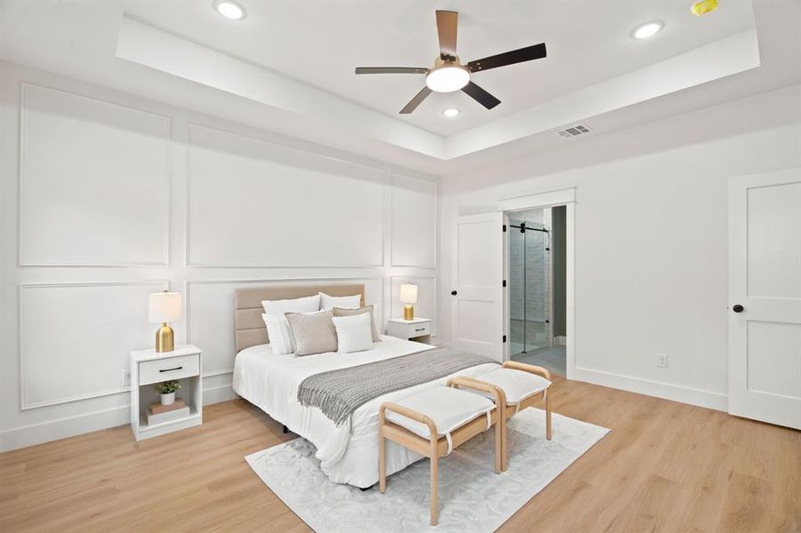 Furnished interior view inside a new home in , Fort Worth (Image 9).