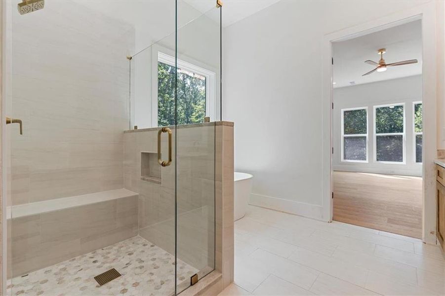 Furnished interior view inside a new home in , Canton (Image 6).