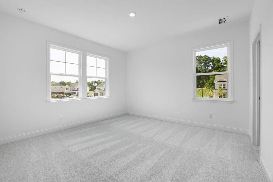 Spacious, unfurnished interior of a new home in Oakmead, Buford (Image 29). Spacious, unfurnished interior of a new home in Oakmead, Buford (Image 29).