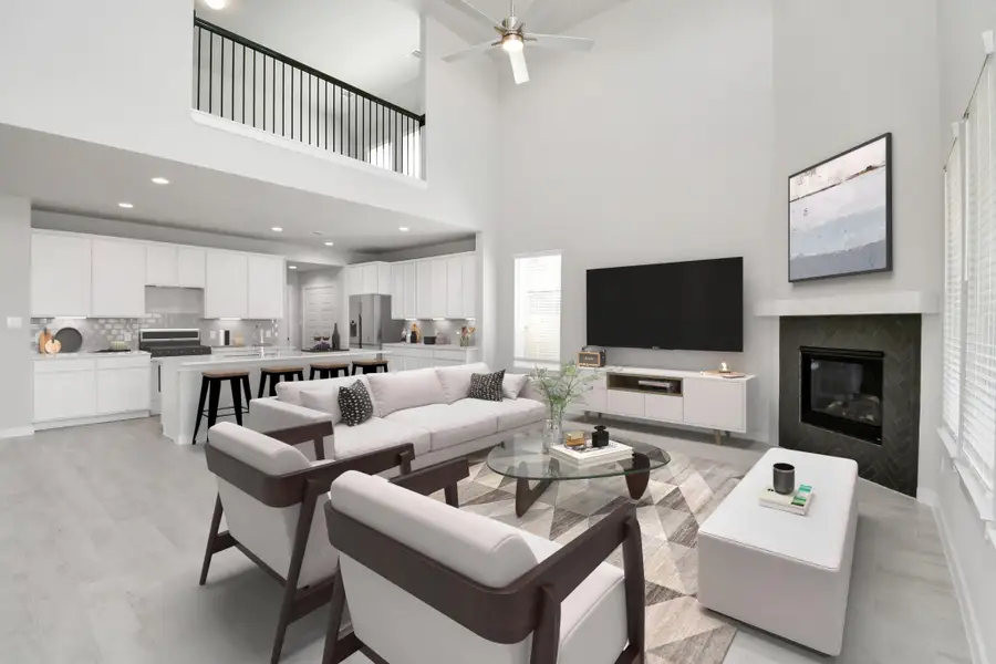 Virtually Staged - Living Room. Sample photo of completed home with similar floor plan. Actual colors and selections may vary.