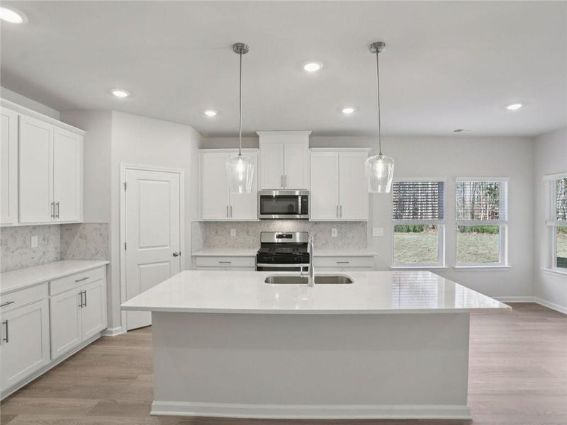 Furnished interior view inside a new home in River Pointe, Monroe (Image 3).