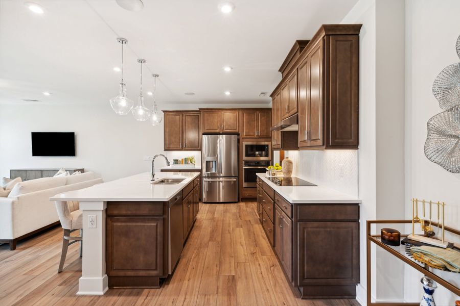 Representative furnished interior of a home built from the Boyd by Tri Pointe Homes in Seven Oaks, Belmont (Image 21).
