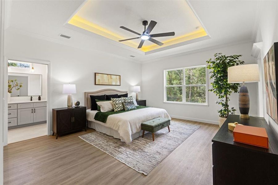 Furnished interior view inside a new home in , Citrus Springs (Image 41).