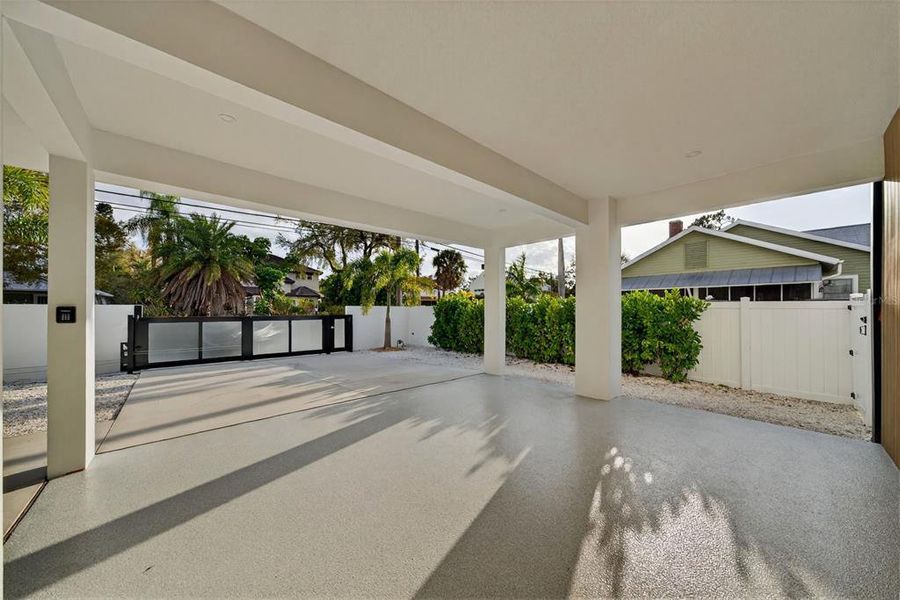 Exterior details and patio area of a home in , Sarasota (Image 22).