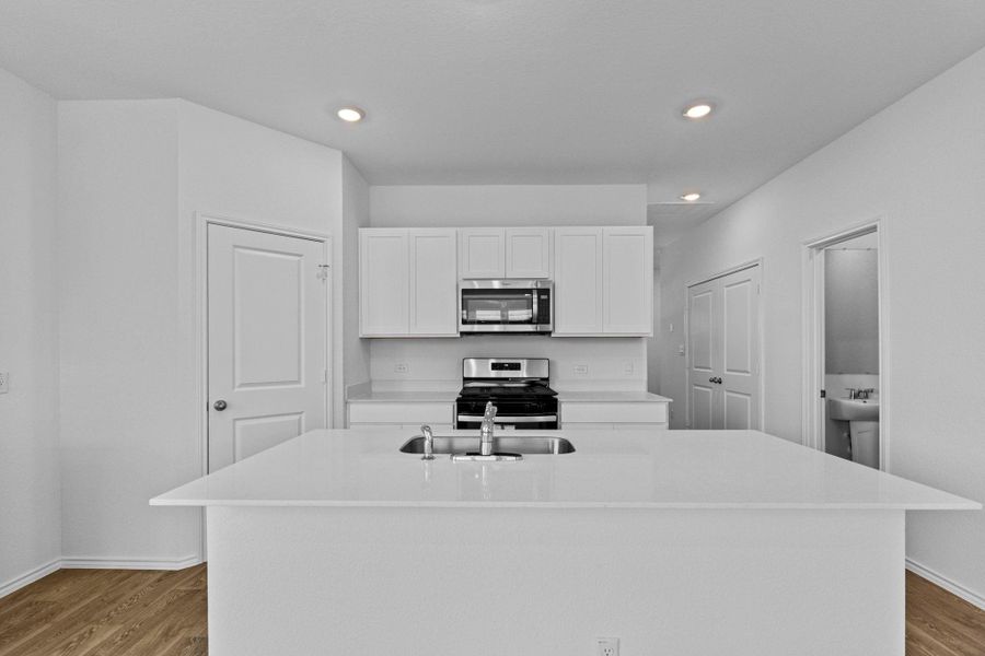 Furnished interior view inside a new home in Valverde, Bastrop (Image 12).