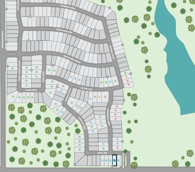 7309 Kurth Lane Site Map