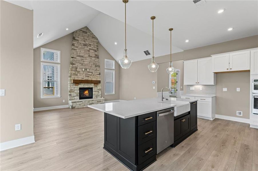 Furnished interior view inside a new home in Twin Lakes, Hoschton (Image 9).