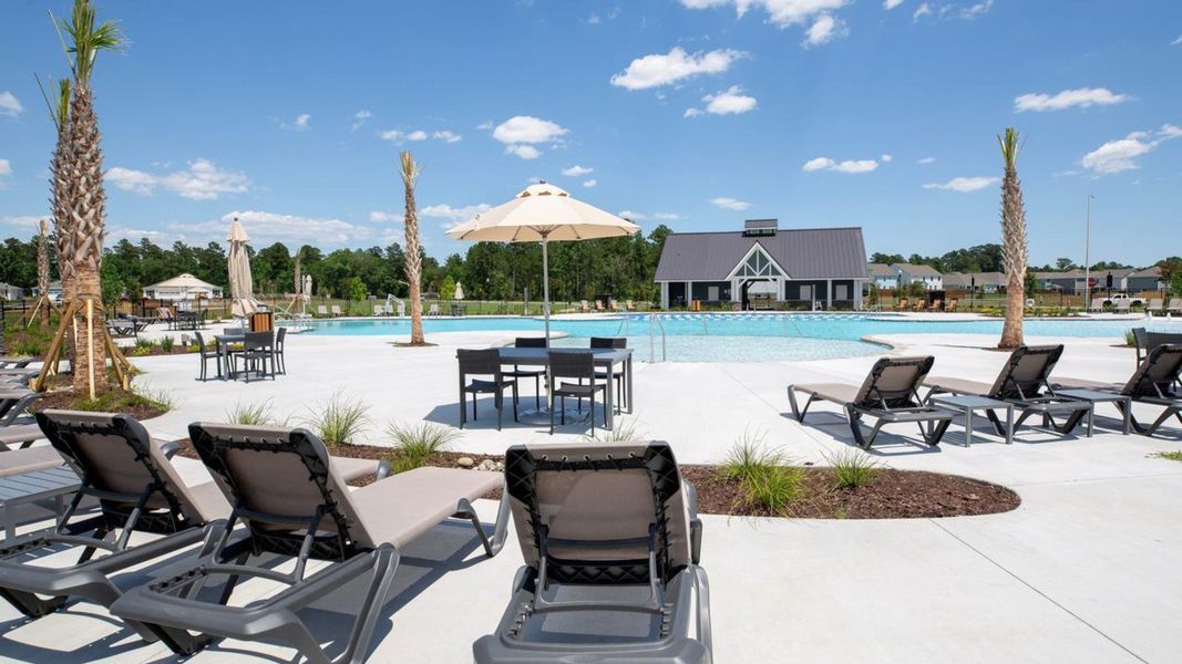 Community amenities associated with the Glencoe by D.R. Horton in The Haven at Indigo Preserve, Leland (Image 13).