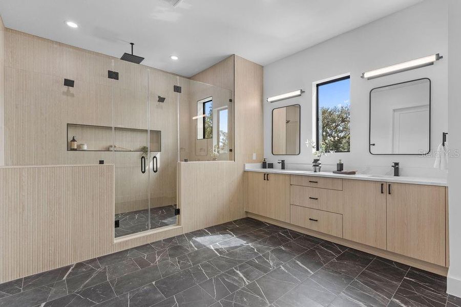 Furnished interior view inside a new home in , Tampa (Image 19). Furnished interior view inside a new home in , Tampa (Image 19).