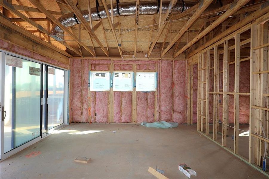 In-progress construction of a new home in , Gainesville, GA (Image 5).