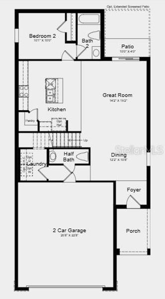 2D floor plan layout of this home in Westview, Kissimmee, FL (Image 3). 2D floor plan layout of this home in Westview, Kissimmee, FL (Image 3).