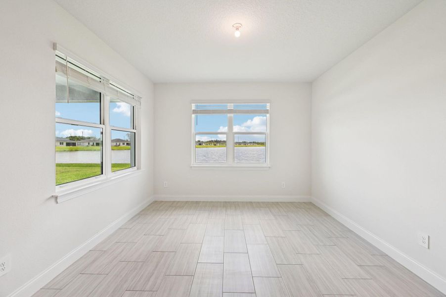 Spacious, unfurnished interior of a new home in Hampton Park - Signature Series, Vero Beach (Image 18). Spacious, unfurnished interior of a new home in Hampton Park - Signature Series, Vero Beach (Image 18).