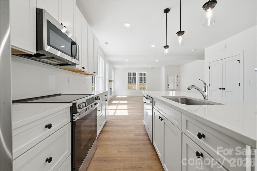 Furnished interior view inside a new home in , York (Image 10).