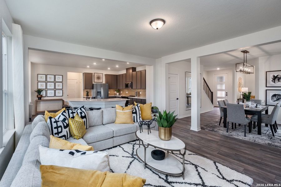 Furnished interior view inside a new home in , San Antonio (Image 8).