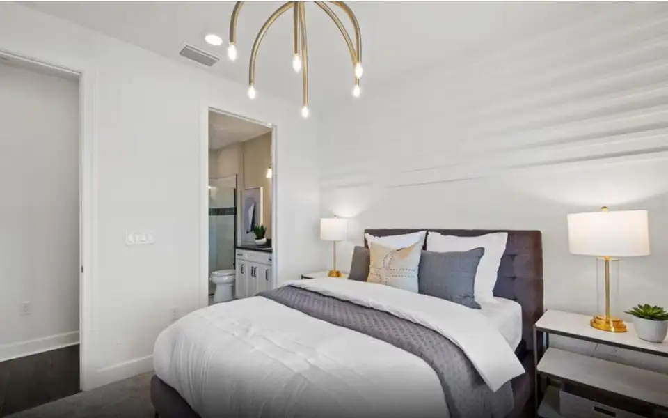 Furnished interior view inside a new home in Linden Grove, Powder Springs (Image 17). Furnished interior view inside a new home in Linden Grove, Powder Springs (Image 17).