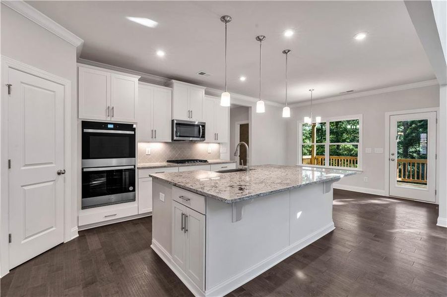 Furnished interior view inside a new home in Palmer Falls, Douglasville (Image 4).