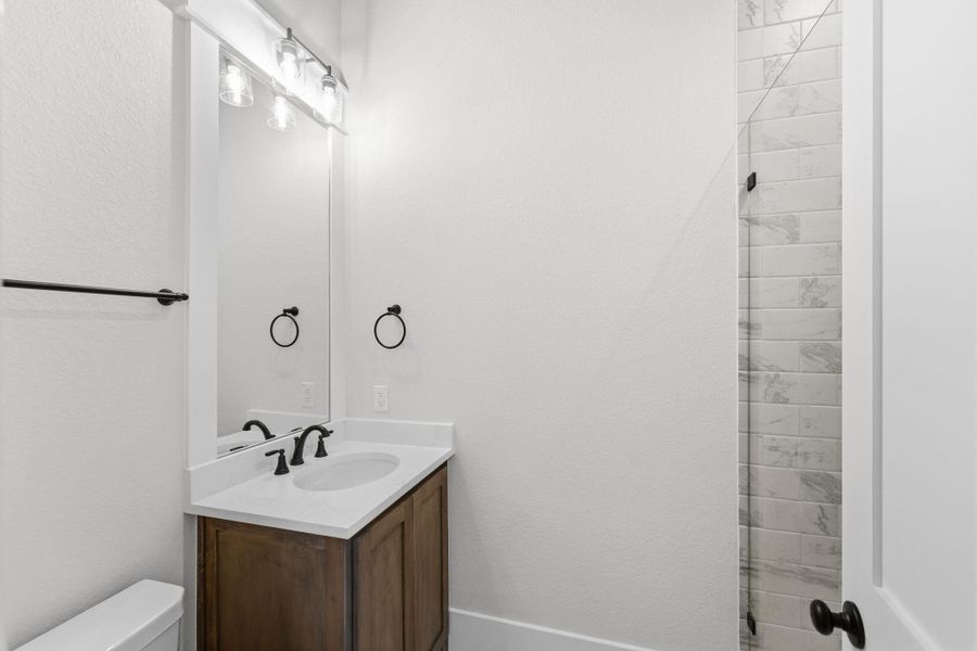 Furnished interior view inside a new home in High Meadow Estates, New Waverly (Image 10).