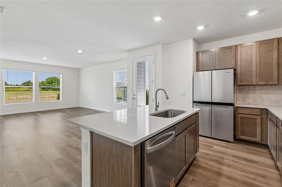 Furnished interior view inside a new home in Waterset Townhomes, Apollo Beach (Image 9).