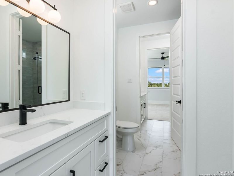 Furnished interior view inside a new home in , Spring Branch (Image 9).