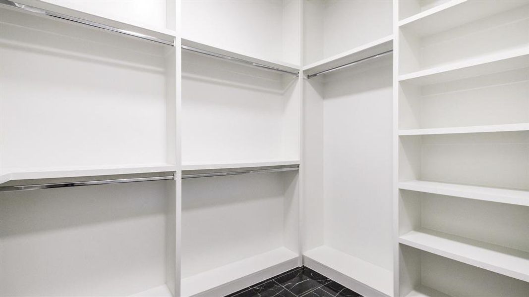 View of spacious closet