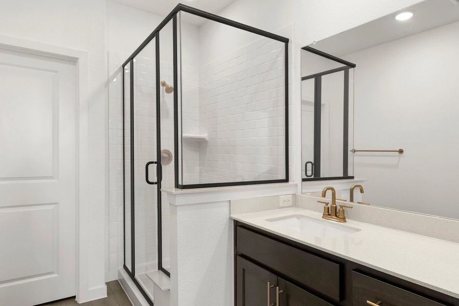 Primary Bathroom Representative Photo featuring the Laguna Collection Primary Bathroom Representative Photo featuring the Laguna Collection