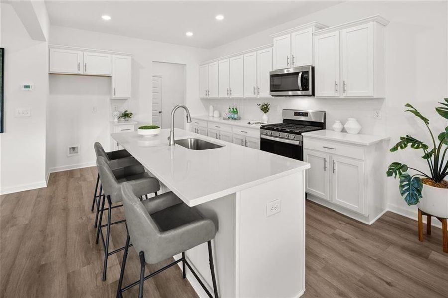 Furnished interior view inside a new home in , Loganville (Image 36).