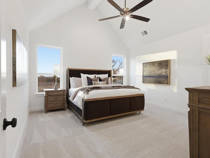 Furnished interior view inside a new home in , Azle (Image 14).