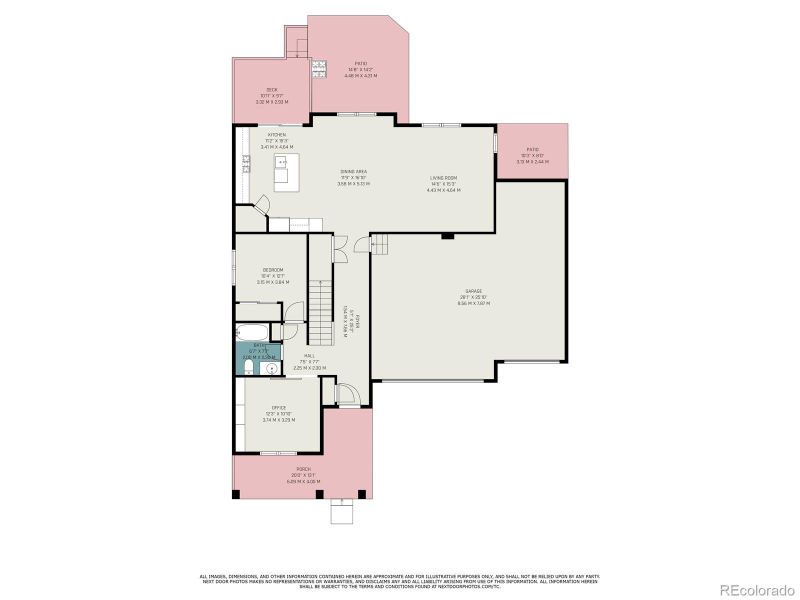 2D floor plan layout of this home in , Commerce City, CO (Image 3).