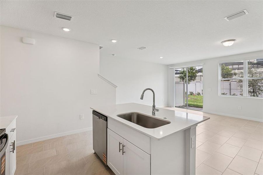 Furnished interior view inside a new home in Cagan Crossings West, Clermont (Image 7).