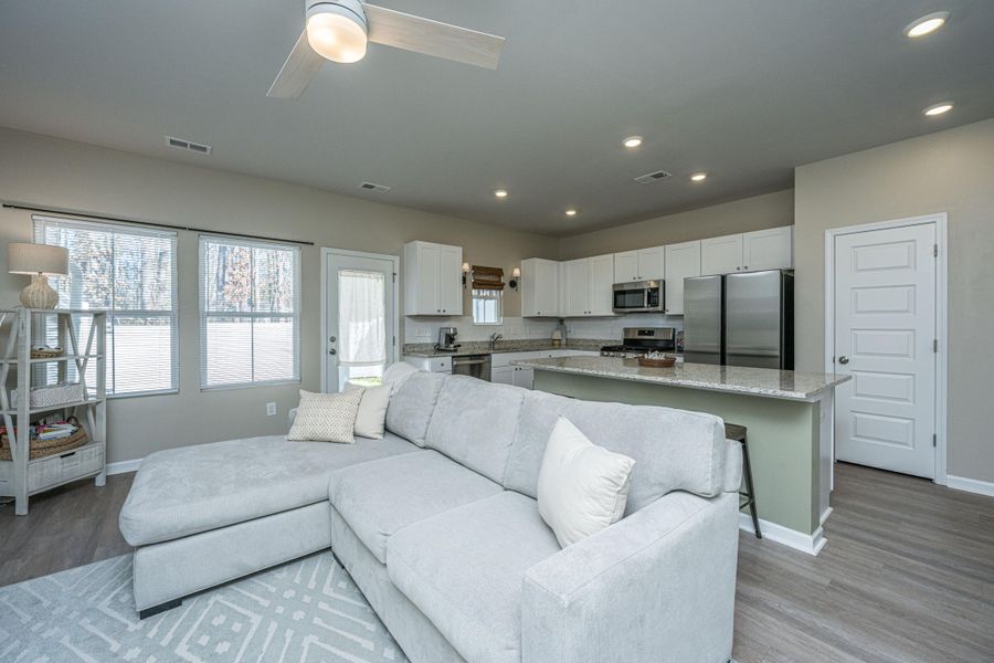 Furnished interior view inside a new home in , Charleston (Image 9). Furnished interior view inside a new home in , Charleston (Image 9).