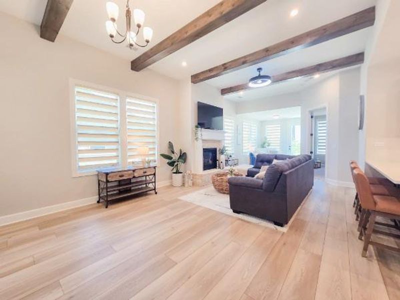 Furnished interior view inside a new home in , Hoschton (Image 8).