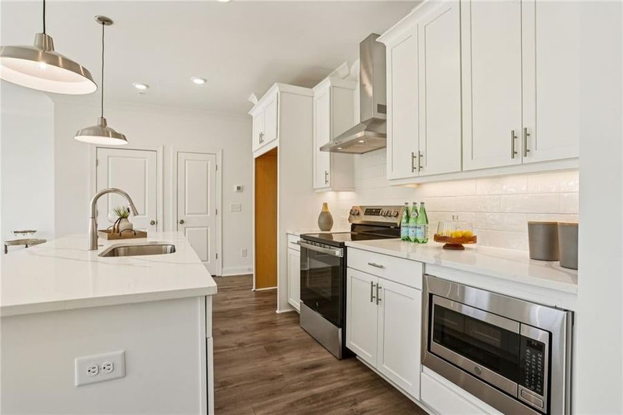 Stainless-steel appliances