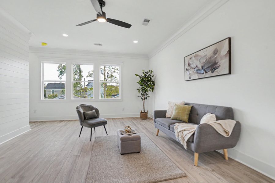 Furnished interior view inside a new home in , North Charleston (Image 5). Furnished interior view inside a new home in , North Charleston (Image 5).