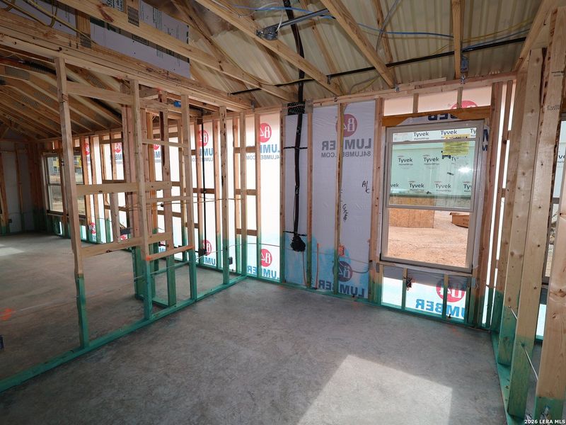 In-progress construction of a new home in Hickory Ridge, Elmendorf, TX (Image 20).