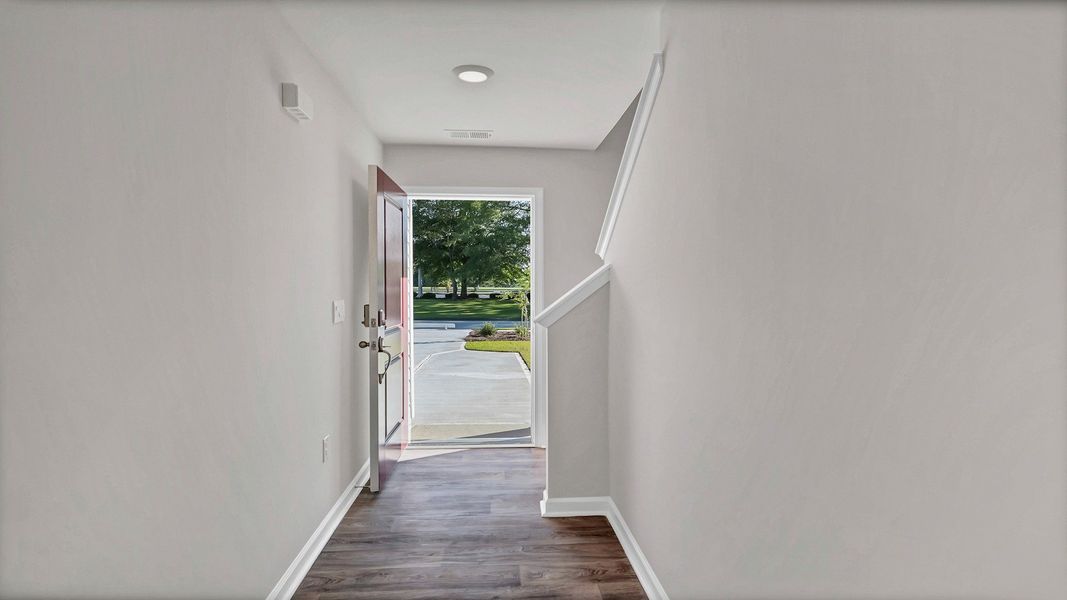 Spacious, unfurnished interior of a new home in Hunter's Branch Townhomes, Hopkins (Image 17).
