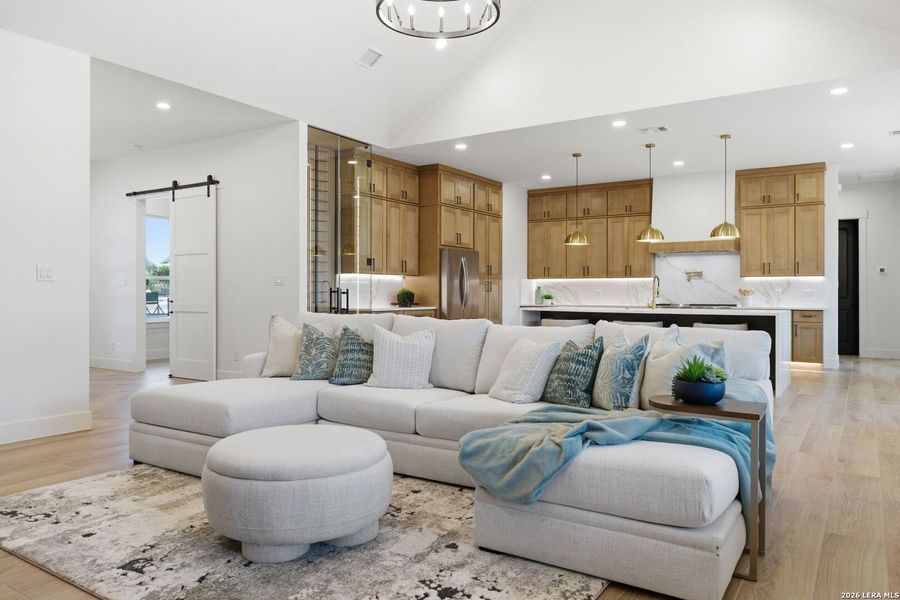 Furnished interior view inside a new home in , Bulverde (Image 8).