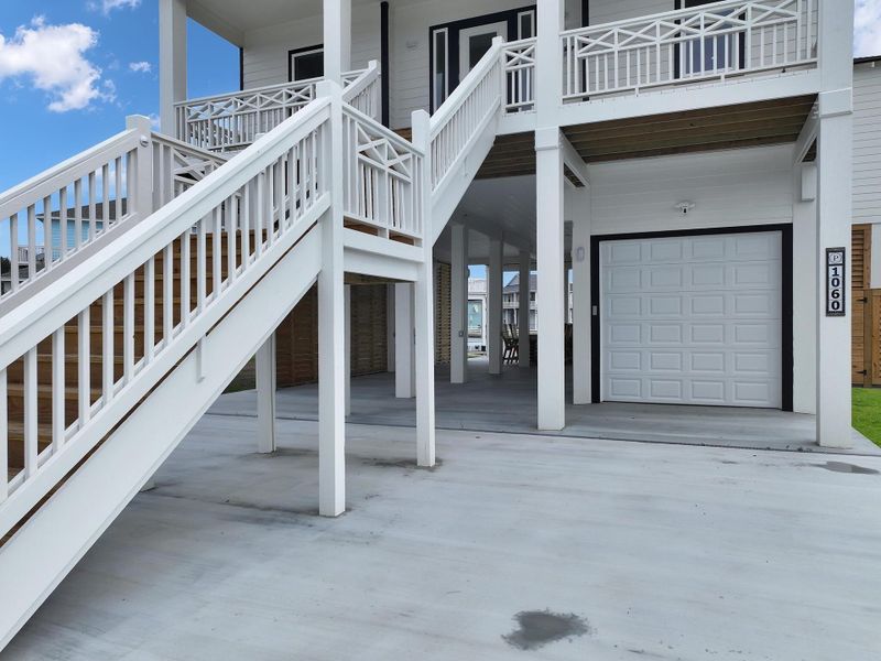 Exterior details and patio area of a home in , Crystal Beach (Image 22).